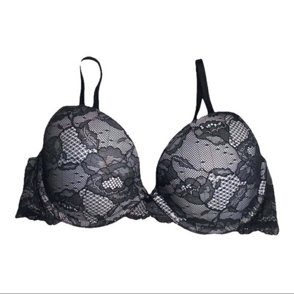 Victoria’s Secret black lace Biofit Demi Uplift 34D